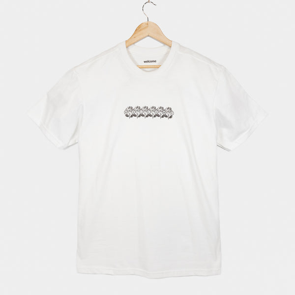 Welcome Skate Store - Tranquility T-Shirt - White