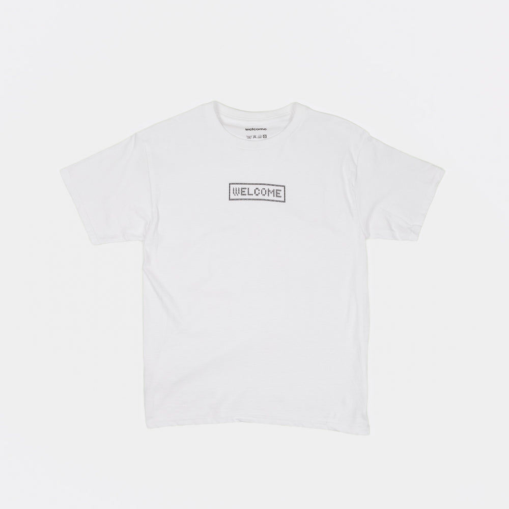 Welcome Skate Store Typo Kids White T-Shirt