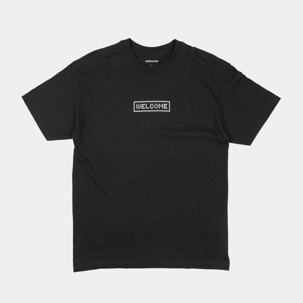 Welcome Skate Store Typo Black T-Shirt