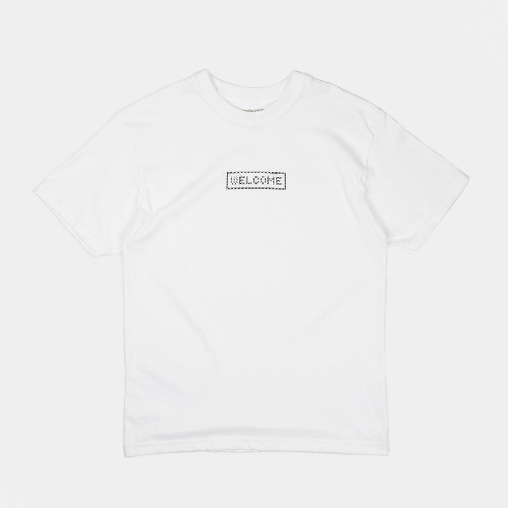 Welcome Skate Store Typo White T-Shirt