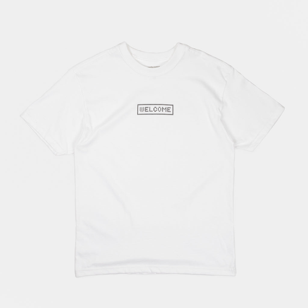 Welcome Skate Store Typo White T-Shirt