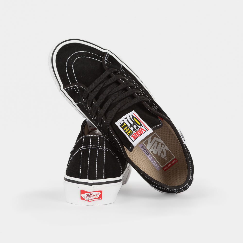 Black And White Suede Vans AVE Classic Skate Shoes