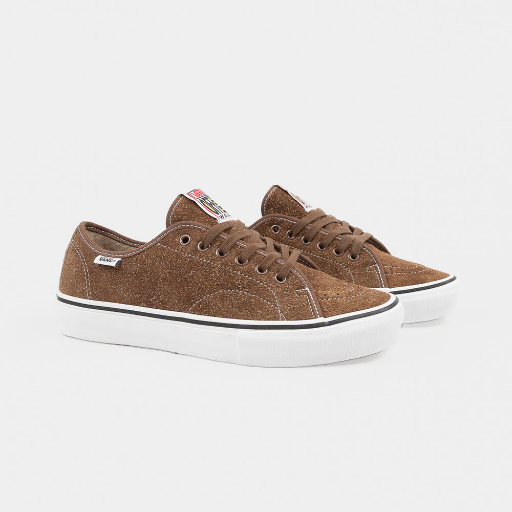 Vans Brown Vintage Cocoa Hairy Suede AVE Classic Skate Shoes