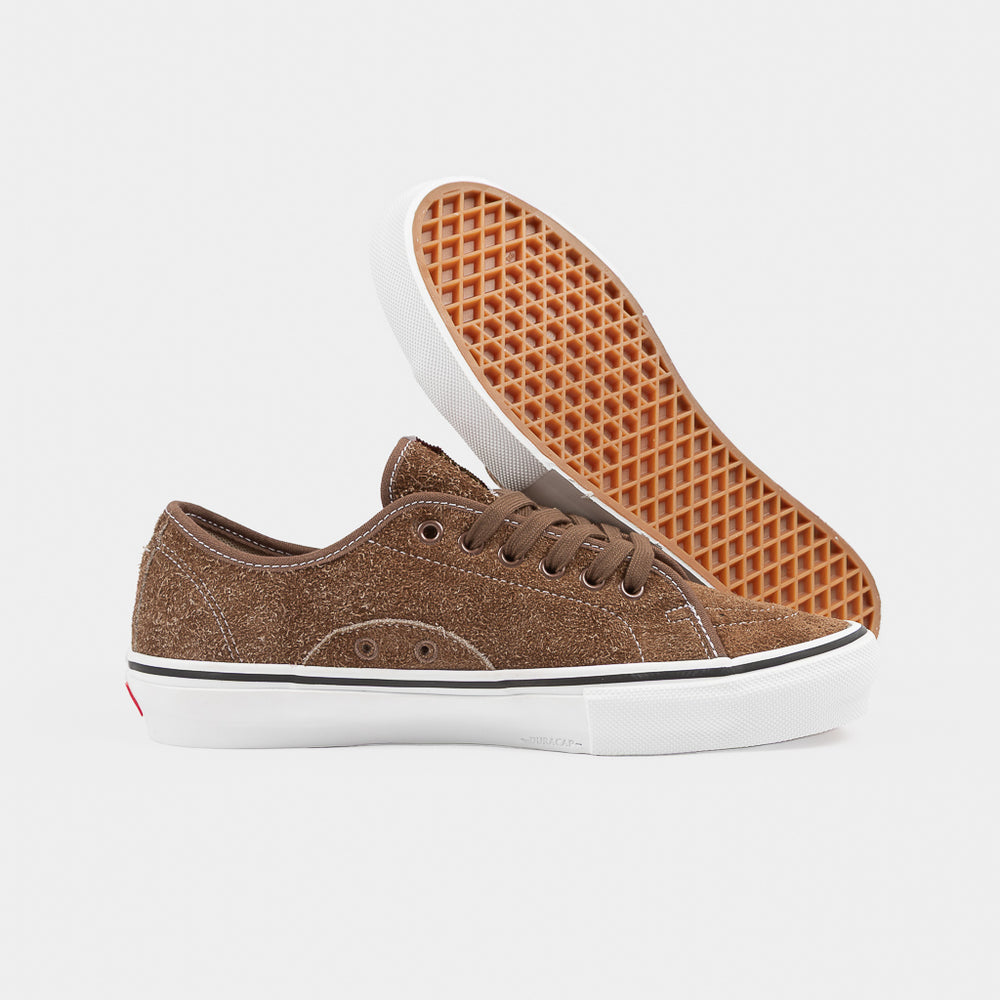 Vans Brown Vintage Cocoa Hairy Suede AVE Classic Skate Shoes