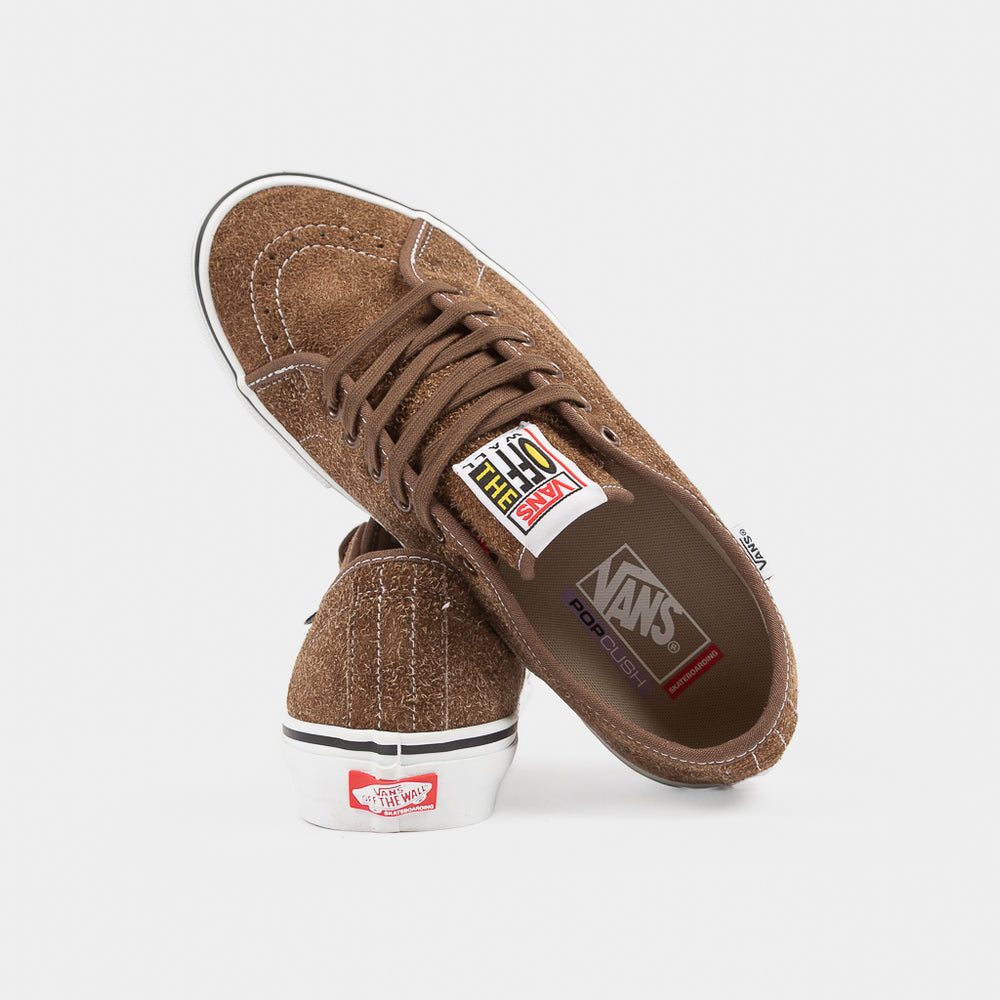 Vans Brown Vintage Cocoa Hairy Suede AVE Classic Skate Shoes