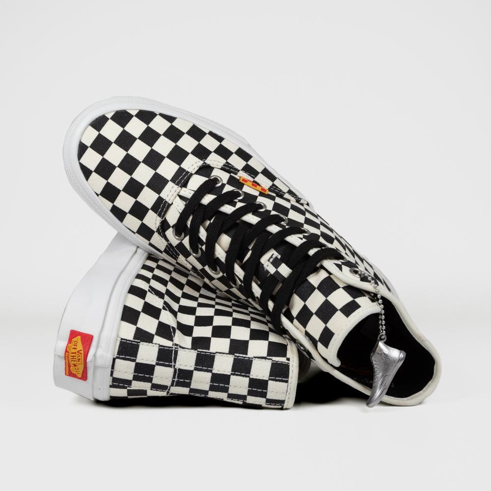 Vans Andrew Allen Checkerboard Skate Authentic High Shoes