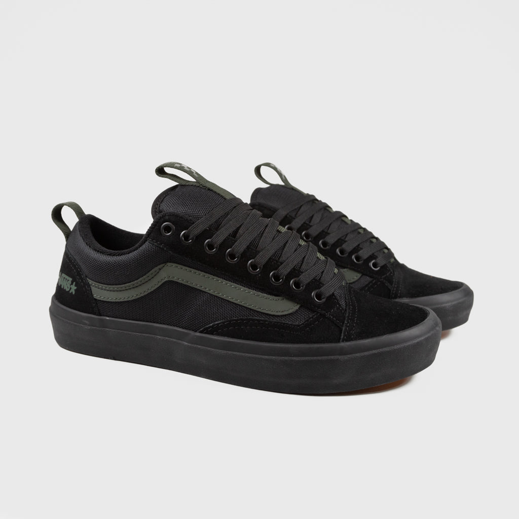 Vans Black And Green Atiba Old Skool 36+ Shoes