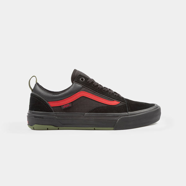 Vans - Atiba Old Skool Wafflecup Shoes - Black / Green / Red