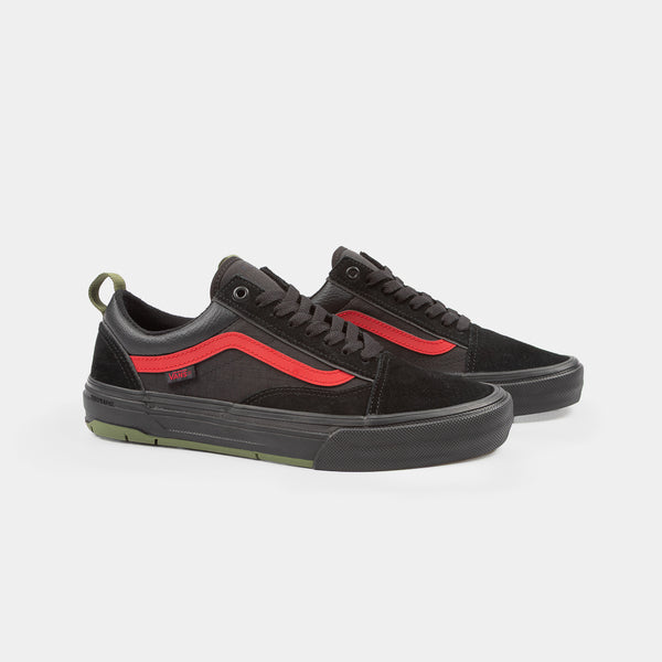 Vans - Atiba Old Skool Wafflecup Shoes - Black / Green / Red