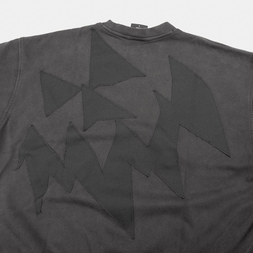 Back Of Vans OTW Bad Idea By CHITO Collaboration Black Crewneck Sweatshirt