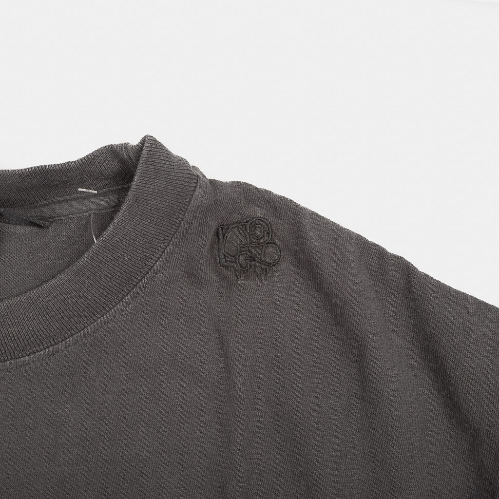 Neck Embroidery Of Vans OTW x Bad Idea By CHITO Black T-Shirt