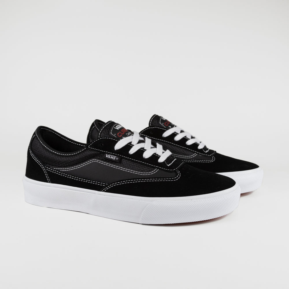 Vans Black And White Curren Caples Shoes