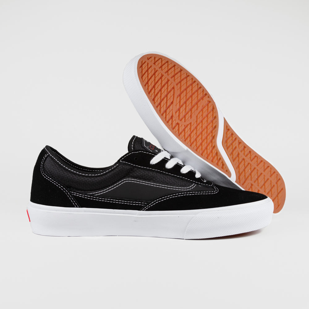 Vans Black And White Curren Caples Shoes