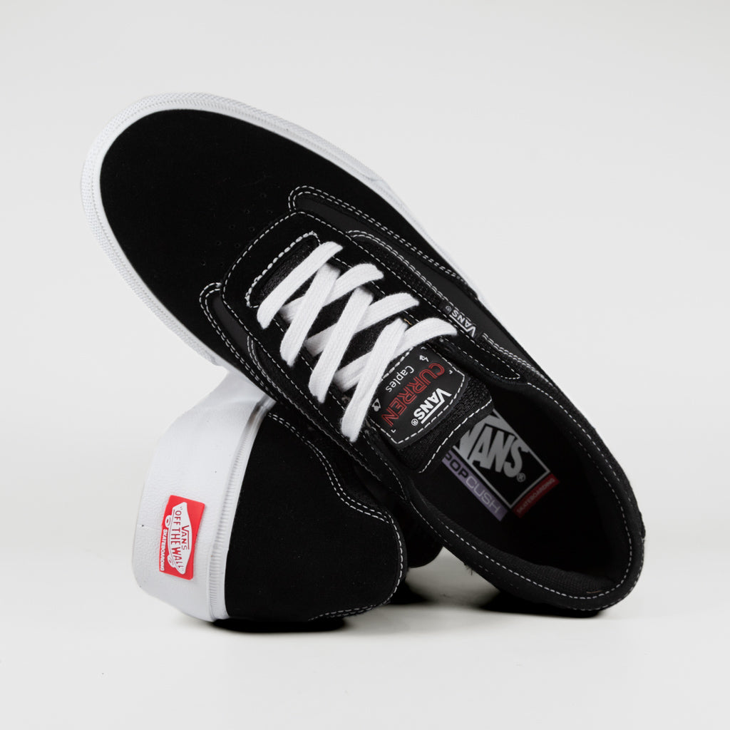 Vans Black And White Curren Caples Shoes