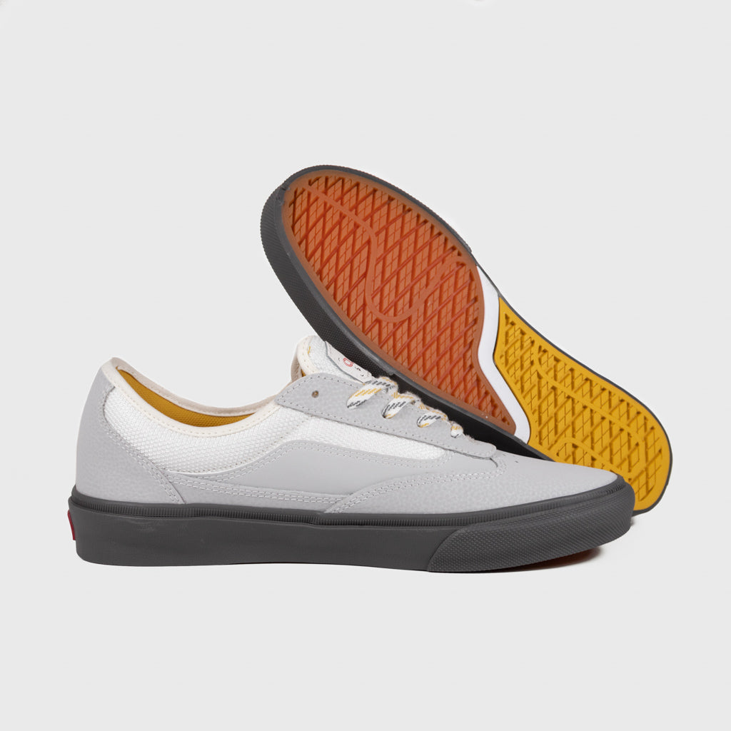 Vans Grey Leather Curren Caples Shoes