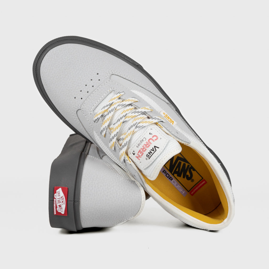 Vans Grey Leather Curren Caples Shoes