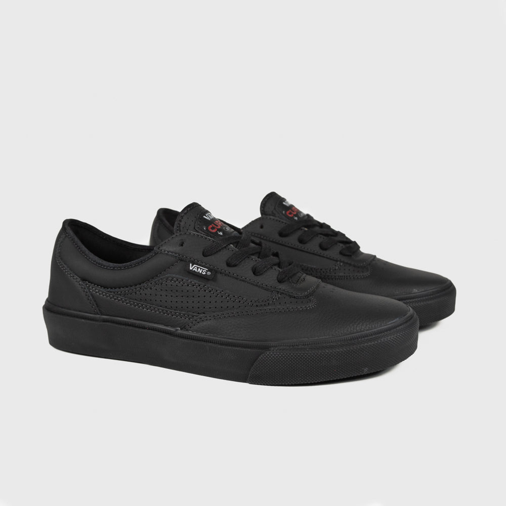 Vans Black Leather Curren Caples VCU Shoes