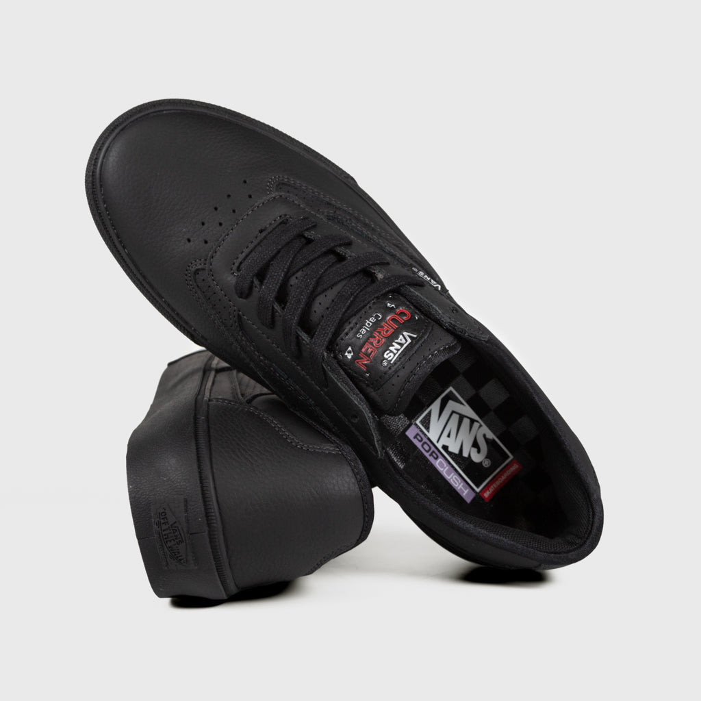 Vans Black Leather Curren Caples VCU Shoes