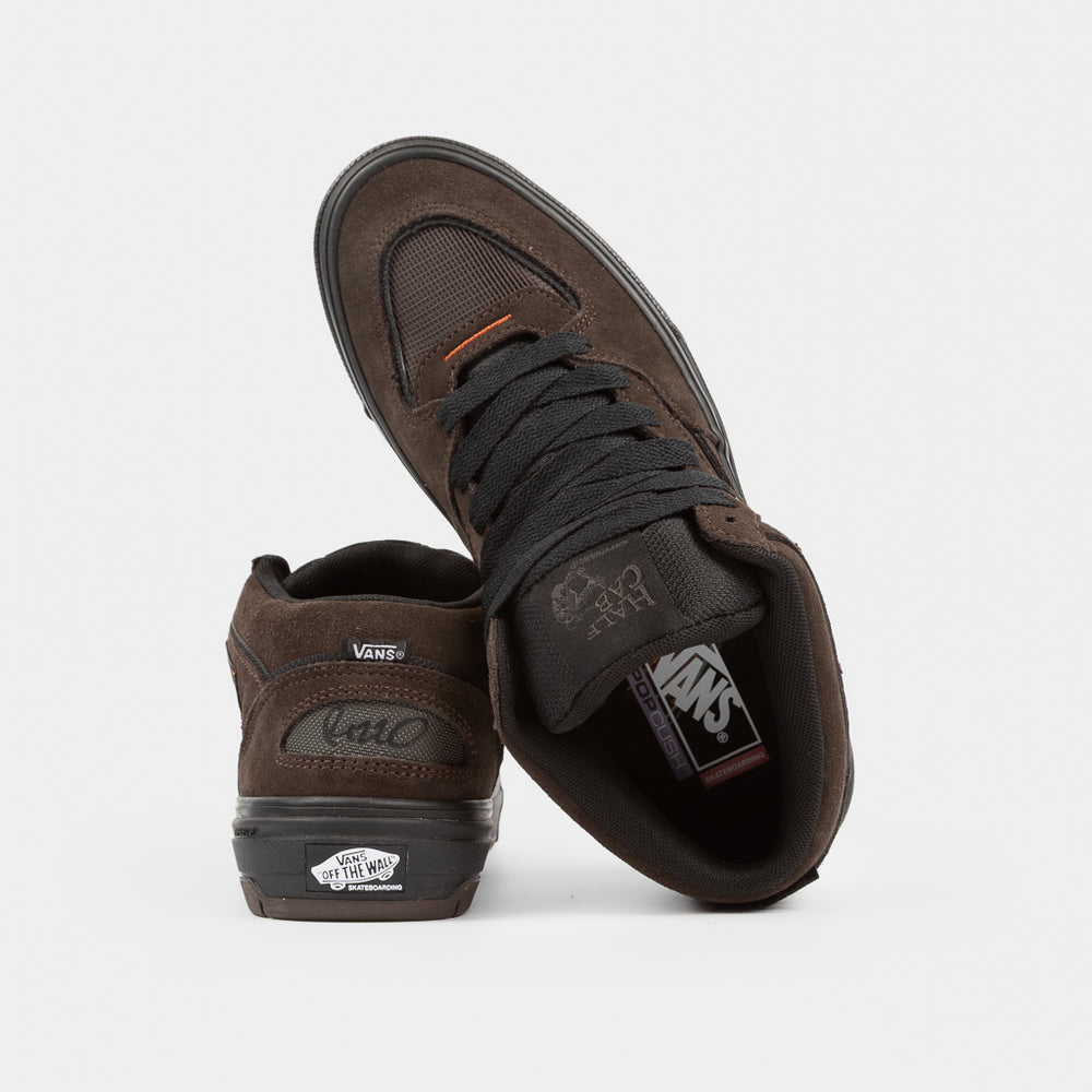 Dick Rizzo Signature Vans Skate Half Cab Wafflecup Shoes In Brown Suede