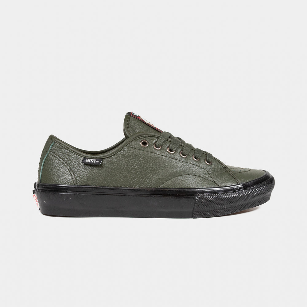 Vans Green Leather Hockey Skateboards AVE Classic Shoes