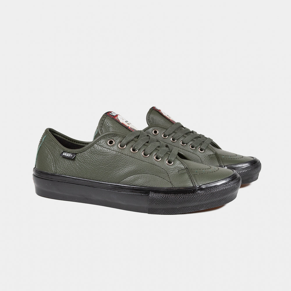 Vans Green Leather Hockey Skateboards AVE Classic Shoes