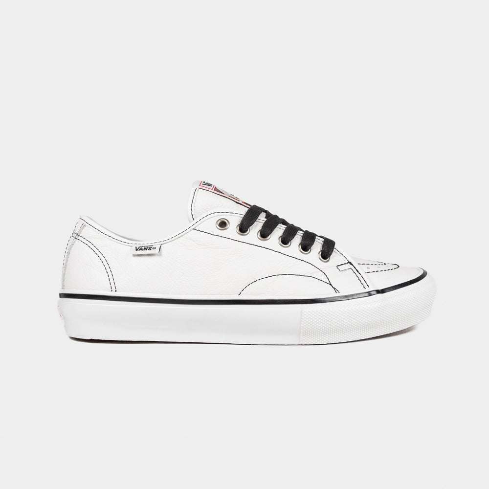 Vans White Leather Hockey Skateboards AVE Classic Shoes