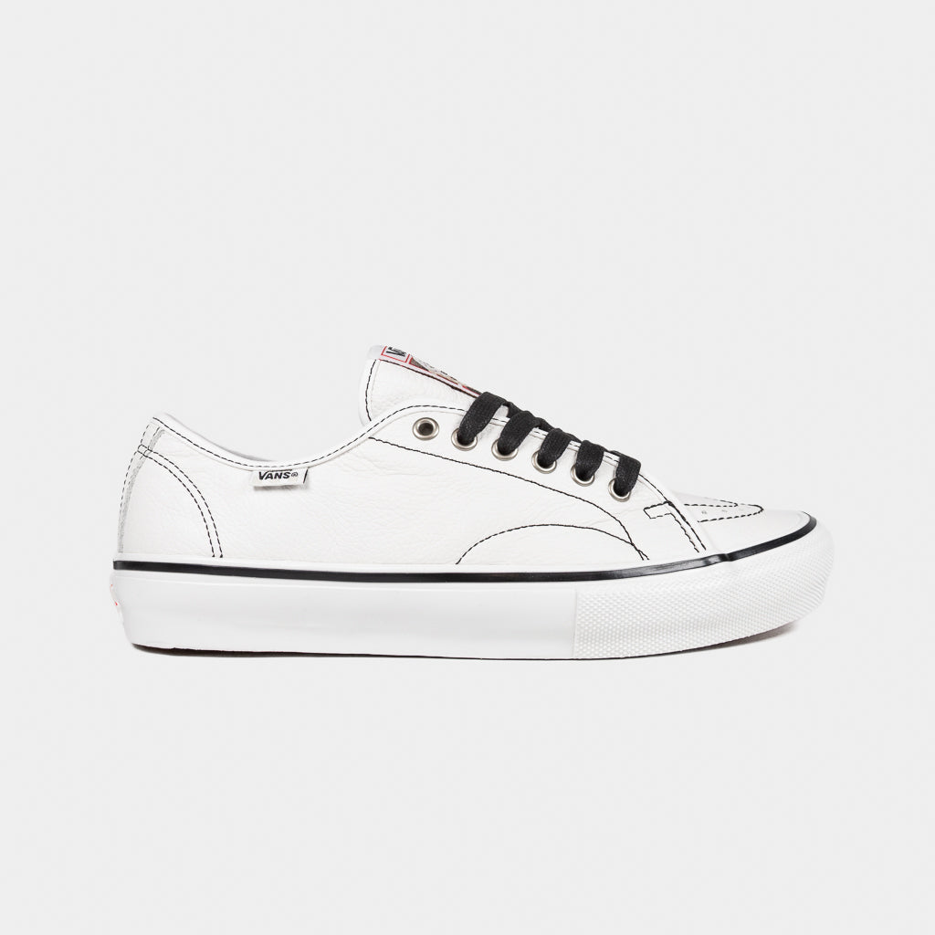Vans White Leather Hockey Skateboards AVE Classic Shoes