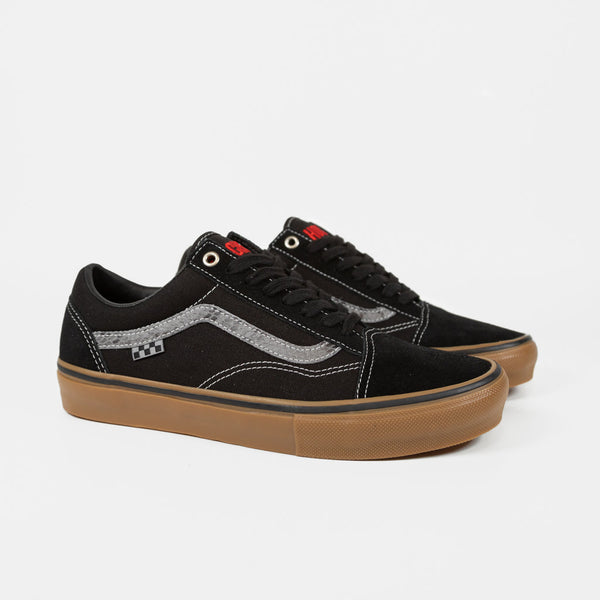 Vans - Hockey Skate Old Skool Shoes - Black / Gum