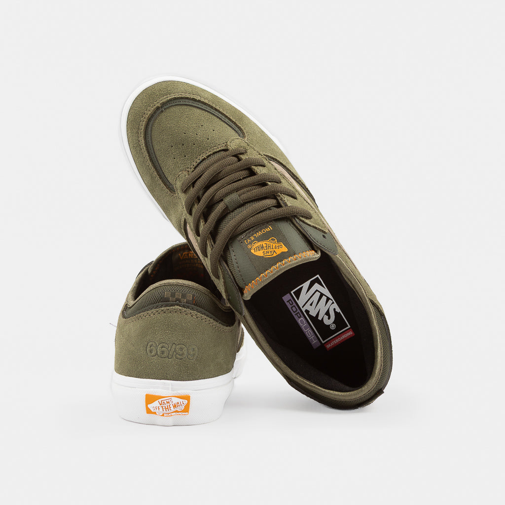 Vans Geoff Rowley Mossy Olive Suede Skate Shoes