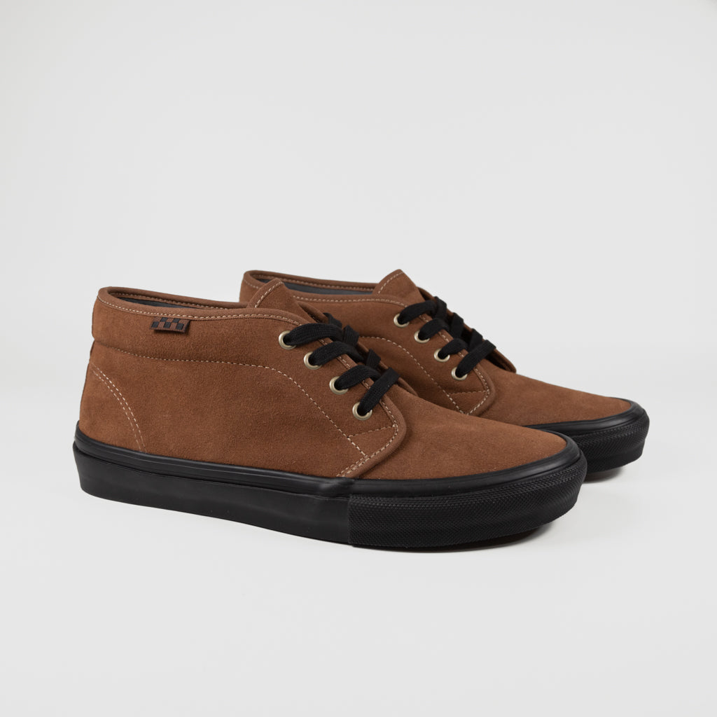 Vans Brown And Black Skate Chukka VCU Shoes