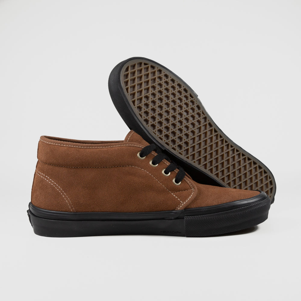 Vans Brown And Black Skate Chukka VCU Shoes