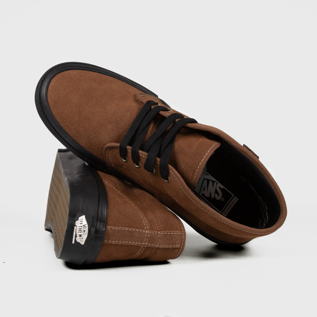 Vans Skate Chukka VCU Shoes Brown Black UK 5