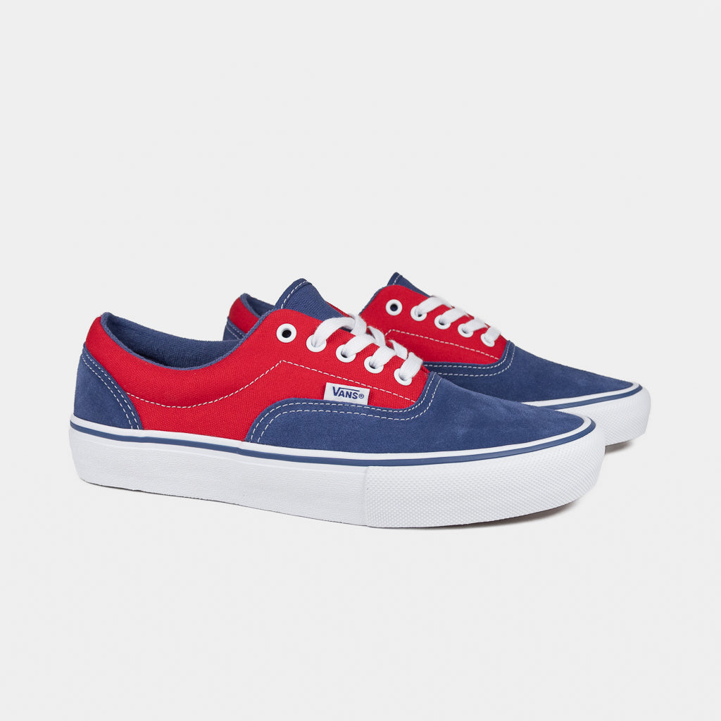 Vans Blue And Red Skate Era Shoes