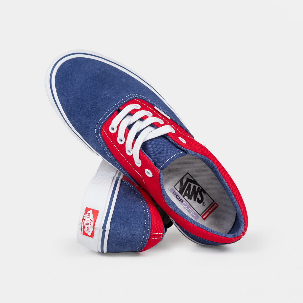 Vans Blue And Red Skate Era Shoes