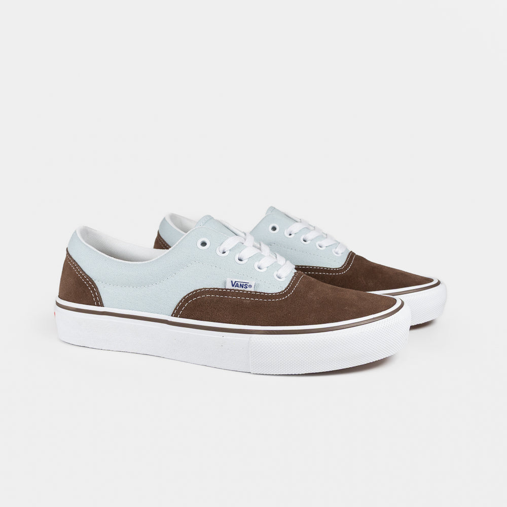 Vans Brown And Blue Skate Era Shoes