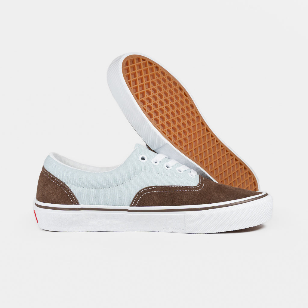 Vans Brown And Blue Skate Era Shoes
