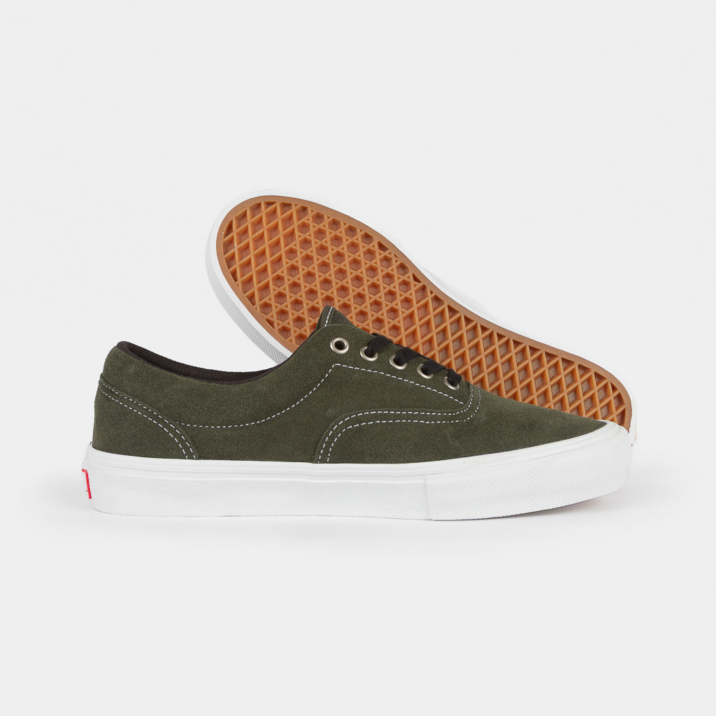 Vans Fern Green Suede Skate Era Shoes