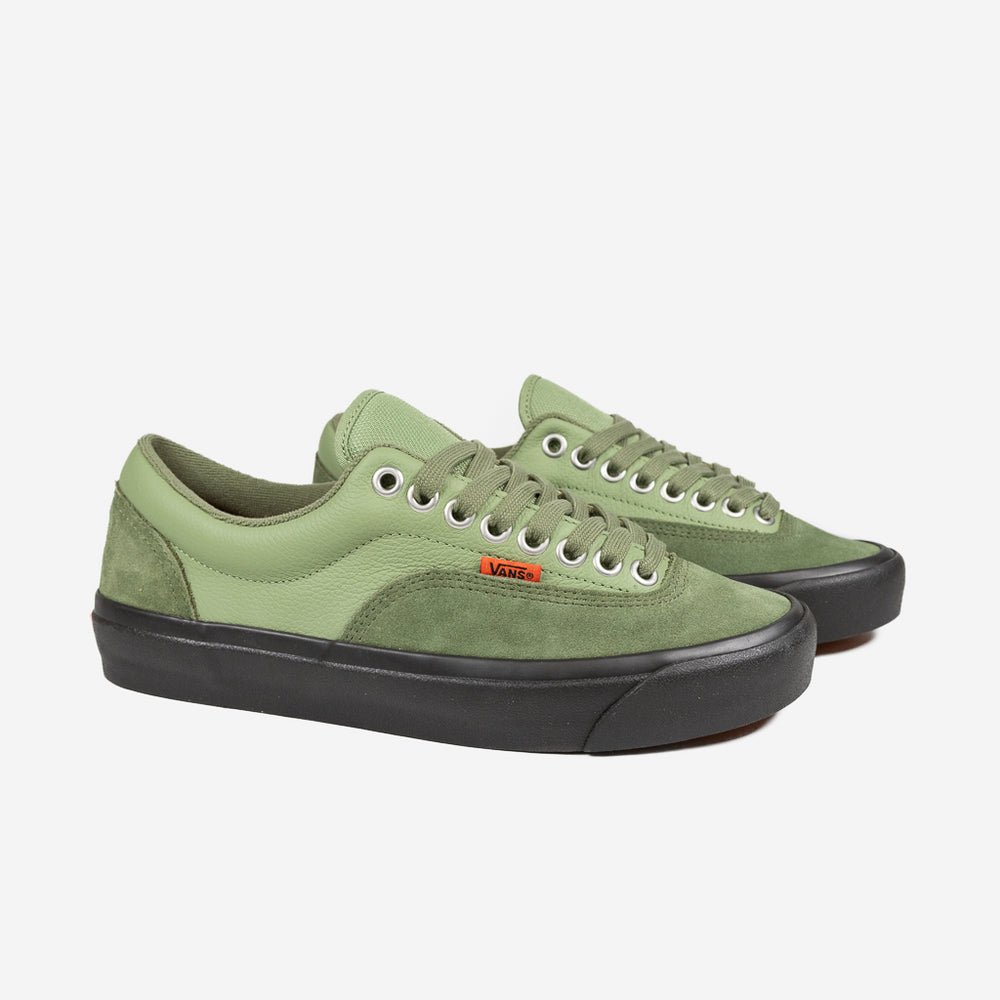 Vans Faded Olive and Black Skate Era Stub Shoes