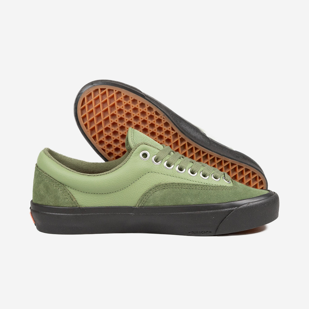 Vans Faded Olive and Black Skate Era Stub Shoes