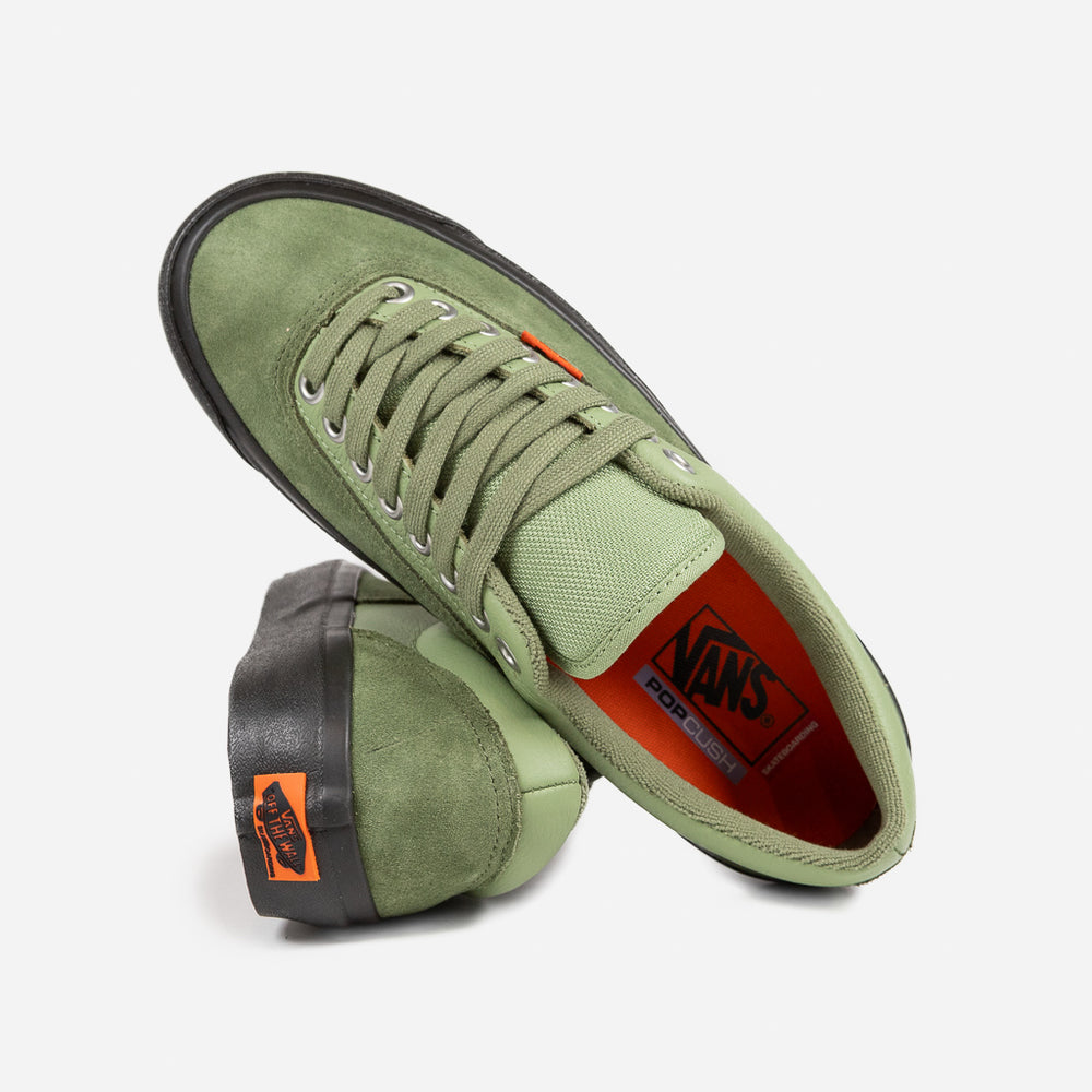 Vans Faded Olive and Black Skate Era Stub Shoes