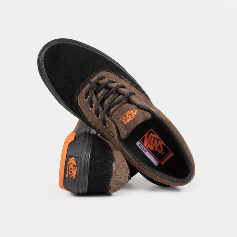 Vans Brown And Black Skate Era Wafflecup Shoes