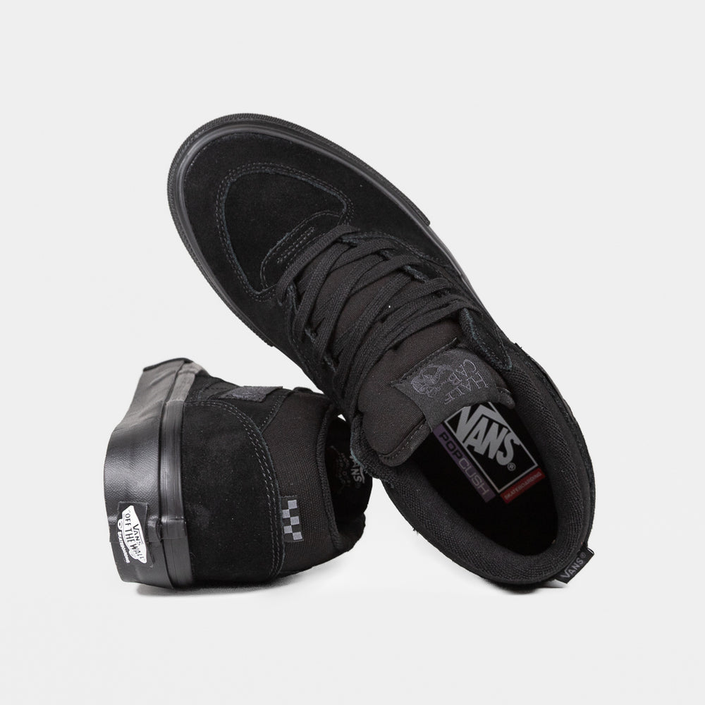Vans All Black Skate Half Cab Shoes