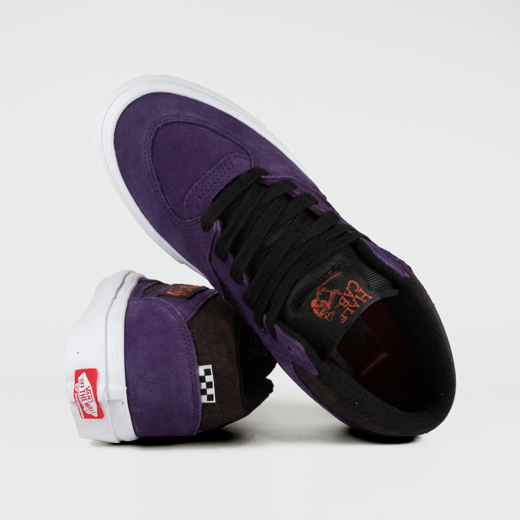 Vans Croc Grape Purple Skate Half Cab Shoes