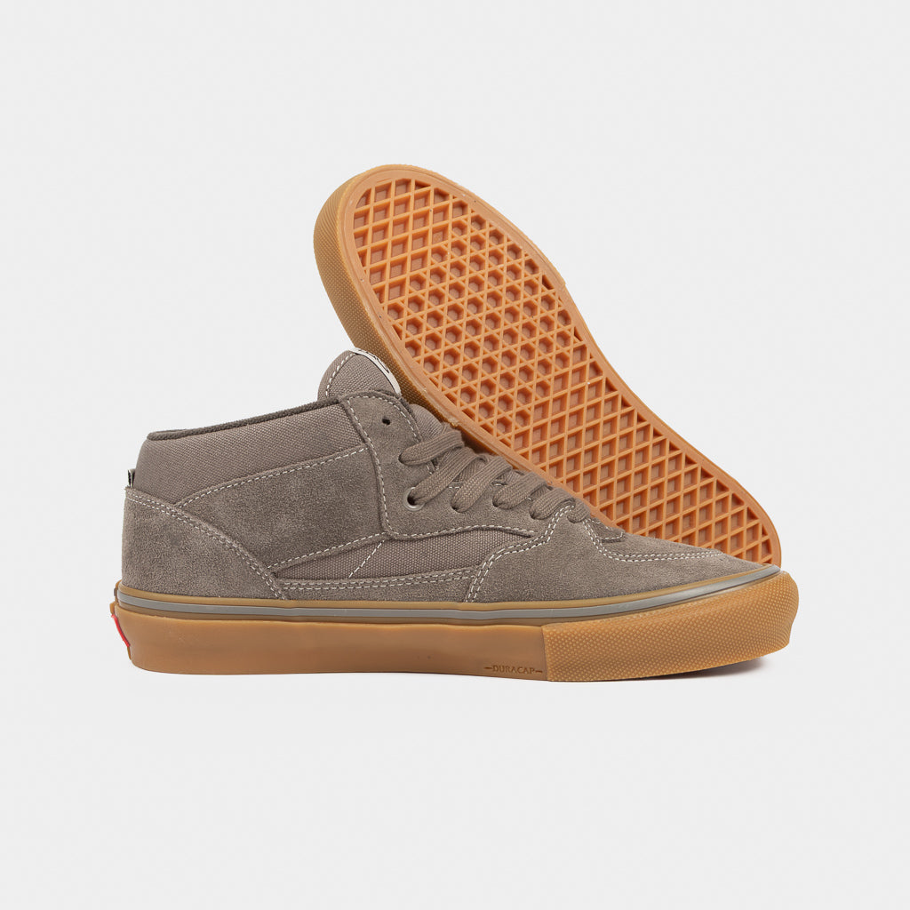 Walnut Suede Vans Skate Half Cab Shoes With Gum Sole 