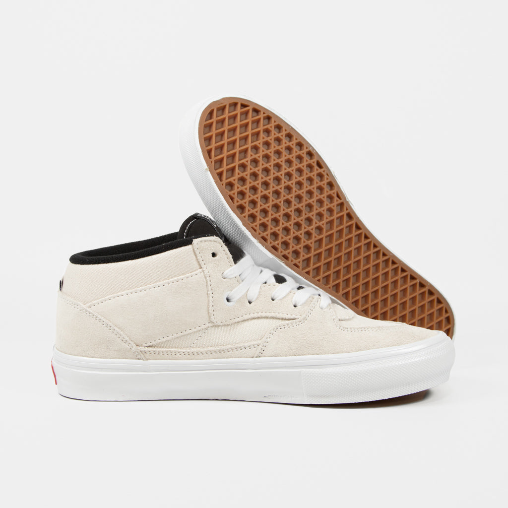 Vans Skate Half Cab Shoes White Black Welcome Skate Store