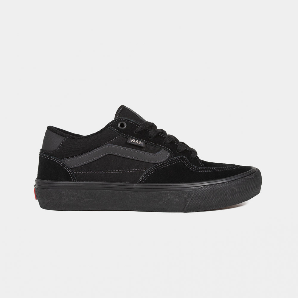 Vans Contrast Black and Grey Skate Rowan Shoes 