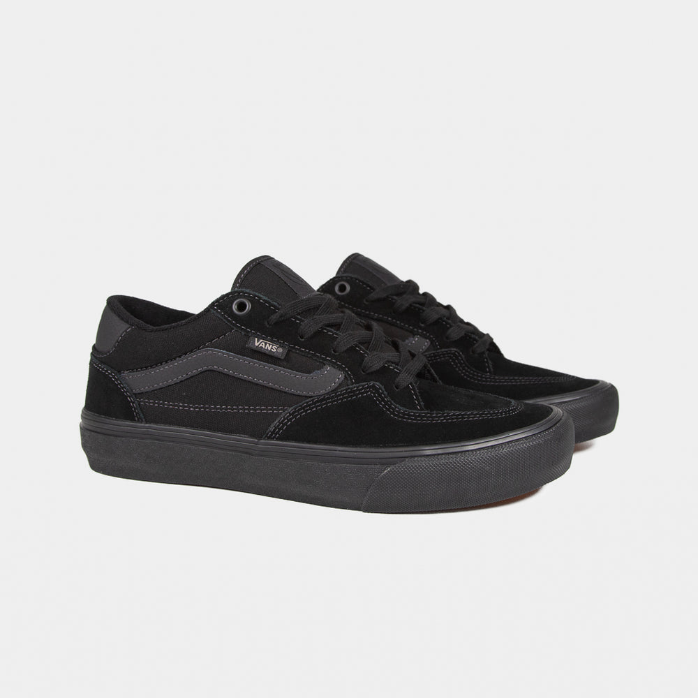 Vans Contrast Black and Grey Skate Rowan Shoes 