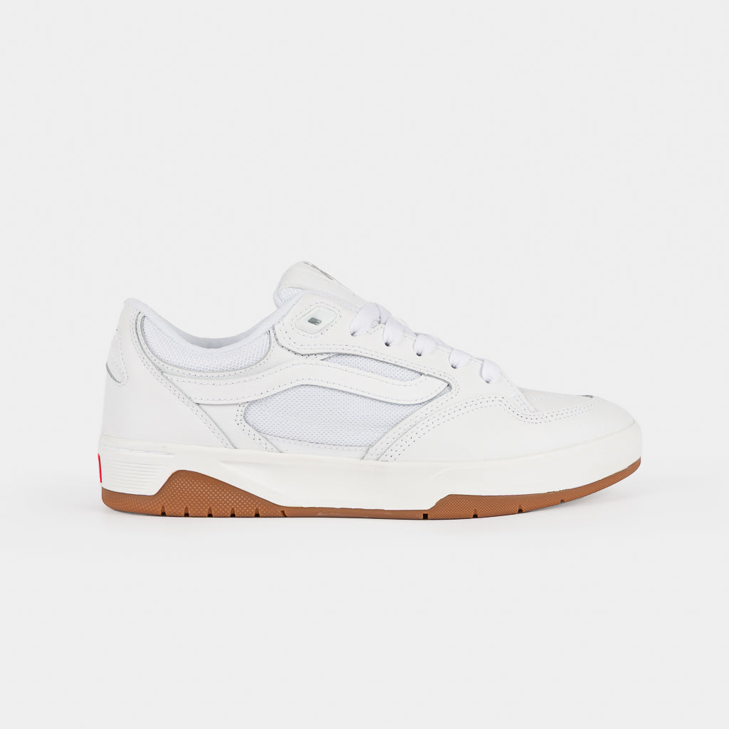 White Leather Vans Skate Rowan Z3 Shoes