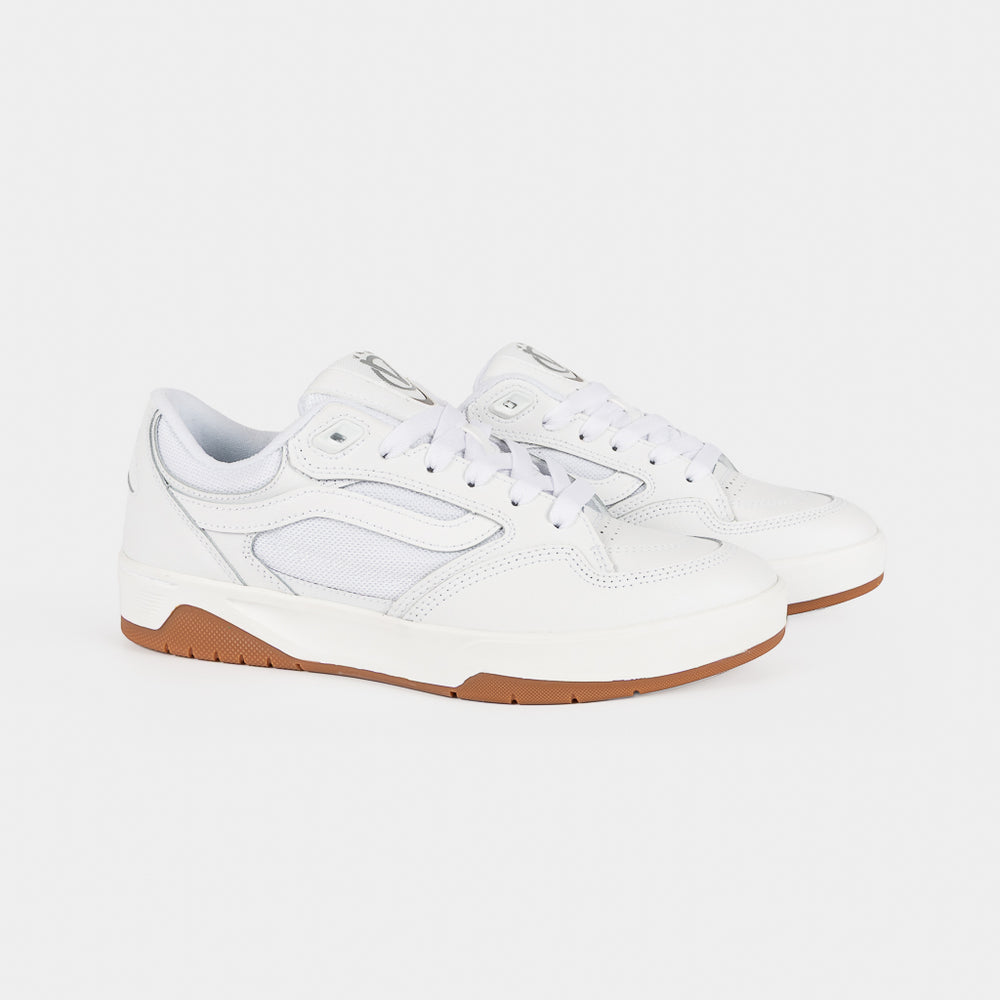 White Leather Vans Skate Rowan Z3 Shoes