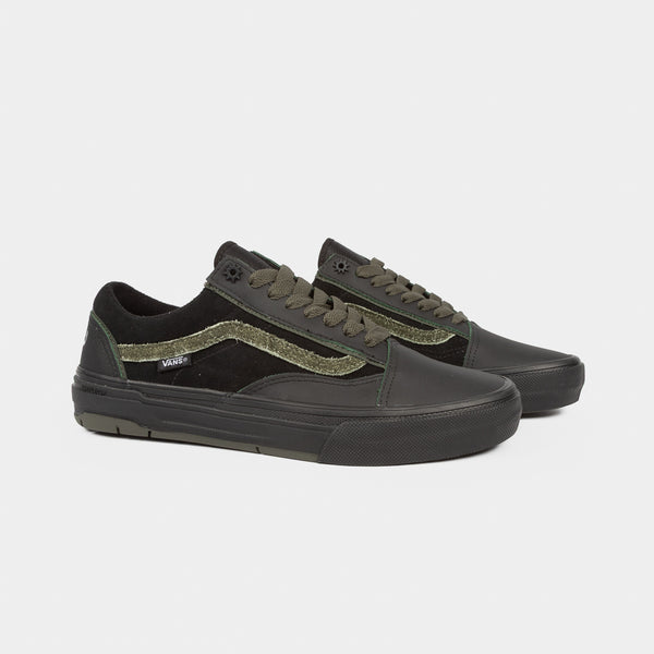 Vans - Willow Old Skool Wafflecup Shoes - Green / Black